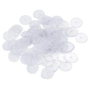200Pcs Clear Disc Pads for Earrings, Anti-Pain Comfort Round Discs Kit
