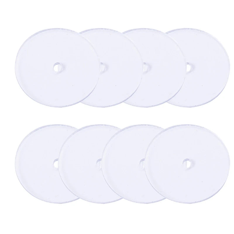 200Pcs Earring Disc Pads Clear Plastic Comfort Kit
