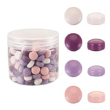 200Pcs Flat Round Mosaic Tiles Glass Cabochons for DIY Crafts Jewelry Making