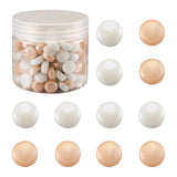 200Pcs Flat Round Mosaic Tiles Glass Cabochons for DIY Crafts Jewelry Making