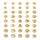 200Pcs Plated Flower Bead Caps Filigree Spacer Jewelry Making Diy
