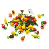 200Pcs Lampwork Beads for DIY Jewelry Making Random Mixed