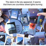 200Pcs Ins Washi Paper Nature Scenery Mini Book Scrapbooking Stickers