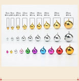 200Pcs Jingle Bells Aluminum Beads for DIY Crafts/Decoration