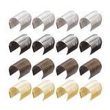 200Pcs Leather Rope Clip Fastener for Necklace Jewelry DIY