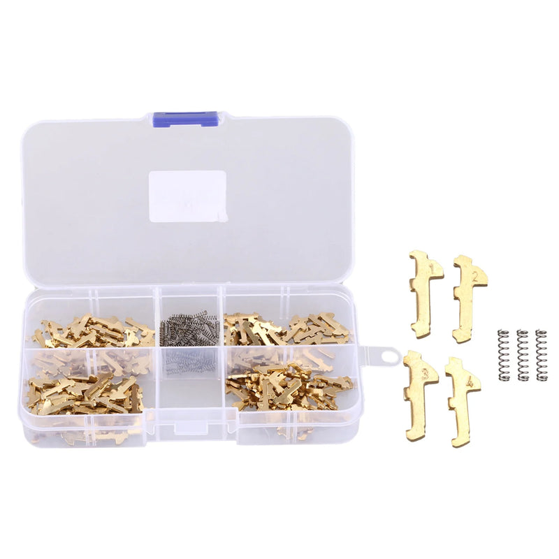 200Pcs HY22 Car Lock Repair Accessories Lock Reed Lock Plate for Motor