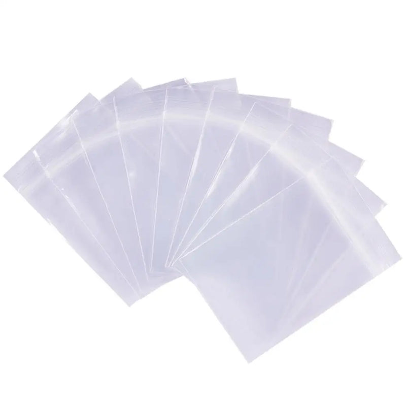200Pcs Mini Clear Zip Lock Bag Jewelry Gift Packaging Pouches