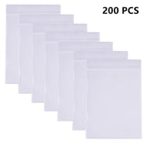 200Pcs Mini Clear Zip Lock Bag Jewelry Gift Packaging Pouches