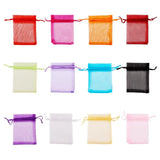 200Pcs Mixed Organza Gift Bag Jewelry Wedding Party Candy Pouches