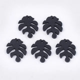 200Pcs Monstera Leaf Wooden Pendants Summer Necklace Earrings DIY Jewelry Making