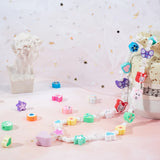 200Pcs Polymer Clay Beads Crystal Thread Scissors DIY Jewelry Making Kit