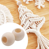 200Pcs 20mm Natural Wooden Beads for Jewelry Making