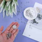 200Pcs Necklace Clasps Charm Pinch Clip Connectors for Jewelry Making