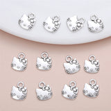 200Pcs Girly Cat Charms for Jewelry Making