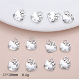 200Pcs Girly Cat Charms for Jewelry Making