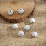 200Pcs Snowman Christmas Wooden Beads & Cords Set