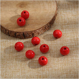 200Pcs Snowman Christmas Wooden Beads & Cords Set