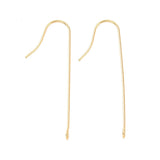 200Pcs Stainless Steel Earring Hooks with Loop Ear Hook for Jewelry DIY