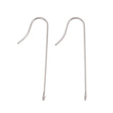 200Pcs Stainless Steel Earring Hooks with Loop Ear Hook for Jewelry DIY