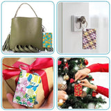 200Pcs Sublimation Keychain Blanks Set Double Side
