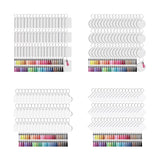200Pcs Sublimation Keychain Blanks Set Double Side