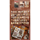 200Pcs Light And Shadow Washi Sticker Scrapbooking Planner Sticker