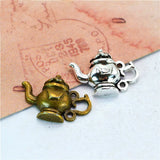 200Pcs Teapot Charms 15*22MM Mix Teakettle Charms for Jewelry