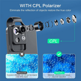 200X Cell Phone Microscope Accessory with LED Light