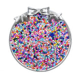 200g 4mm Multicolour Glass Seed Beads Opaque Small Craft Beads