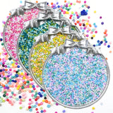 200g 4mm Multicolour Glass Seed Beads Opaque Small Craft Beads