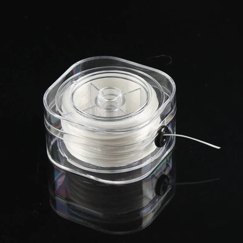 200m Elastic Beading Wire Thread Cord 0.8mm Nylon Crystal Stretch String