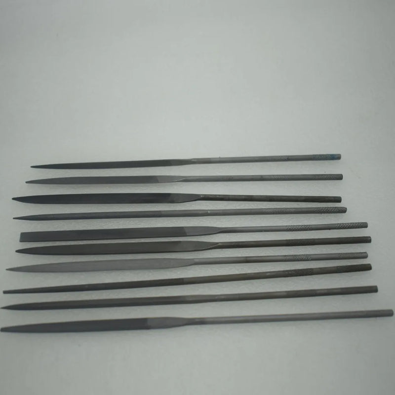 200mm Diamond Coated Needle Files Set for Jewellers - 10pcs