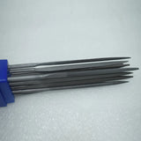 200mm Diamond Coated Needle Files Set for Jewellers - 10pcs
