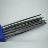 200mm Diamond Coated Needle Files Set for Jewellers - 10pcs