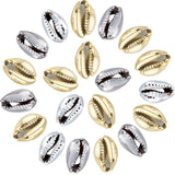 200pc Electroplated Sea Shell Beads DIY Jewelry Making Supplies