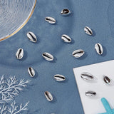 200pc Electroplated Sea Shell Beads DIY Jewelry Making Supplies