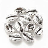 200pc Electroplated Sea Shell Beads DIY Jewelry Making Supplies