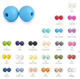 200pc Silicone Teething Beads 9mm Safe Food Rubber Chewing DIY