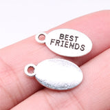 200pcs 10x18mm Jewelry Making DIY Craft Charm Tag Pendant