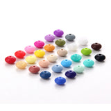 200pcs BPA Silicone Lentil Teething Beads Baby Bracelets Pacifier Chewing