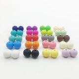 200pcs 12MM Round Silicone Beads Teething Necklace Baby Teether BPA Safe