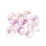 200pcs 12mm Glitter Glass Teardrop Beads for DIY Jewelry Making