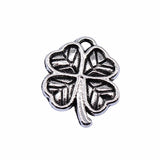 200pcs Antique Silver Four Leaf Clover Charms DIY Jewelry Findings