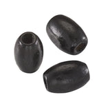 200pcs 12x8mm Oval Wooden Beads for DIY Jewelry Making