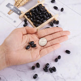 200pcs 12x8mm Oval Wooden Beads for DIY Jewelry Making