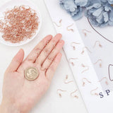 200pcs Stainless Steel Ear Wire Earrings Hook for DIY Jewelry