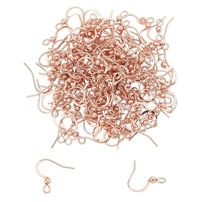 200pcs Stainless Steel Ear Wire Earrings Hook for DIY Jewelry