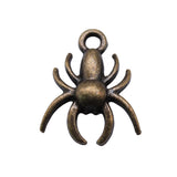 200pcs Spider Charm 17x14mm Insects Antique Silver Bronze Jewelry Making