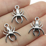 200pcs Spider Charm 17x14mm Insects Antique Silver Bronze Jewelry Making