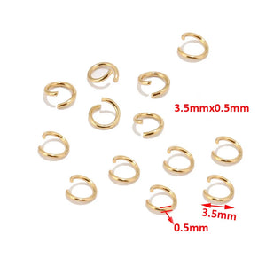 200pcs 18K Stainless Steel Lobster Clasps & Jump Rings Jewelry Findings